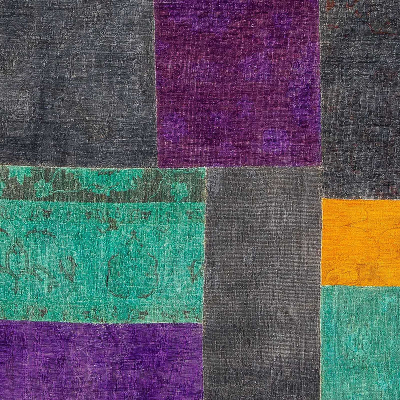 Tapis patchwork - 237 x 146 cm - multicolore