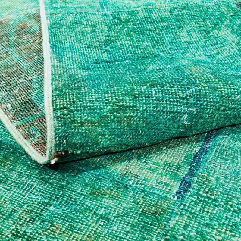 Tapis patchwork - 237 x 156 cm - vert