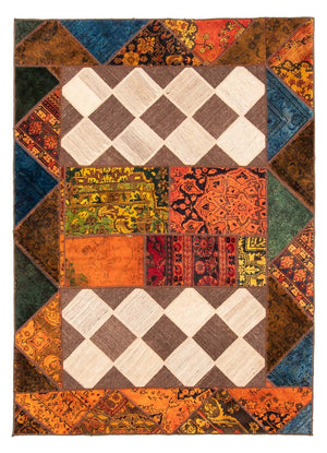 Tapis patchwork - 229 x 163 cm - multicolore