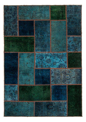 Tapis patchwork - 207 x 143 cm - multicolore