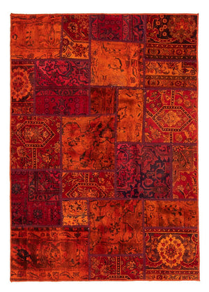 Tapis patchwork - 194 x 140 cm - multicolore