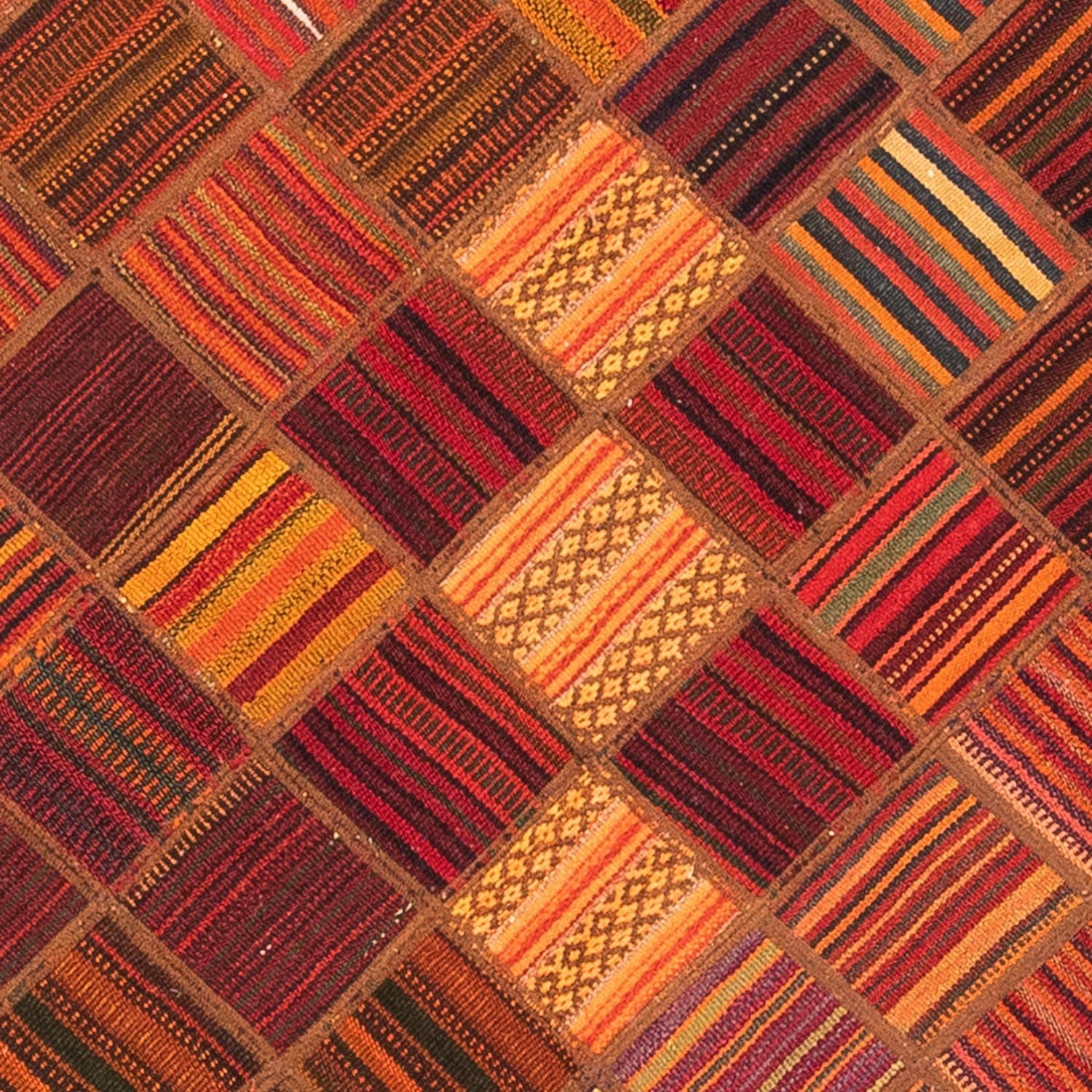 Tapis patchwork - 225 x 164 cm - multicolore