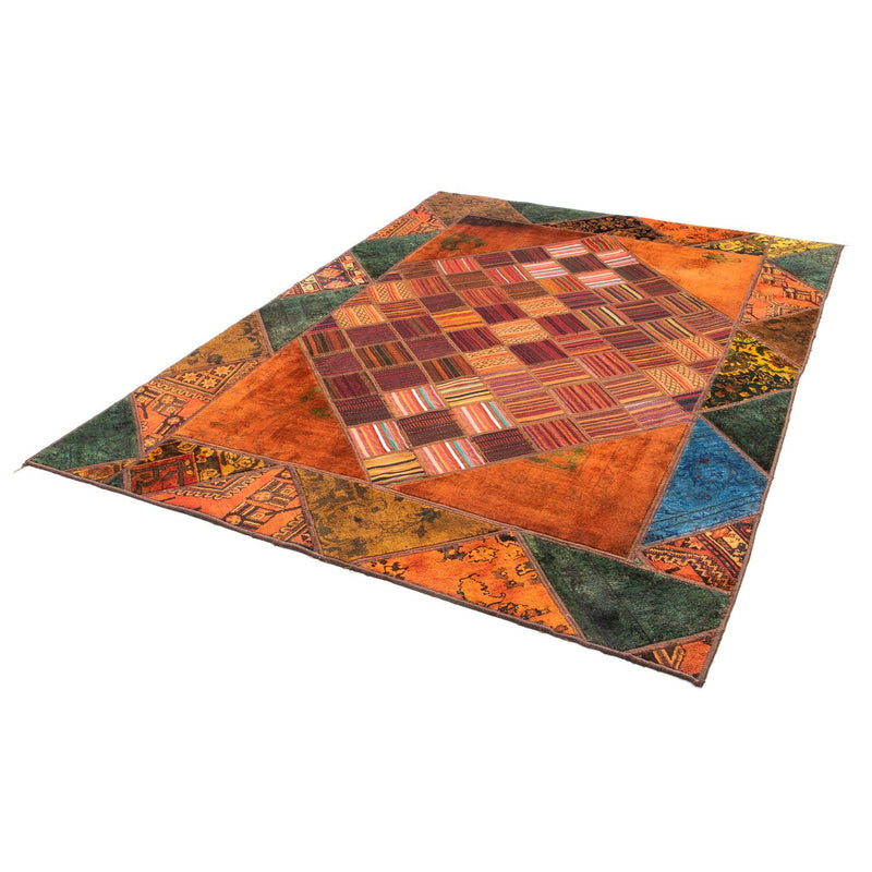Tapis patchwork - 225 x 164 cm - multicolore