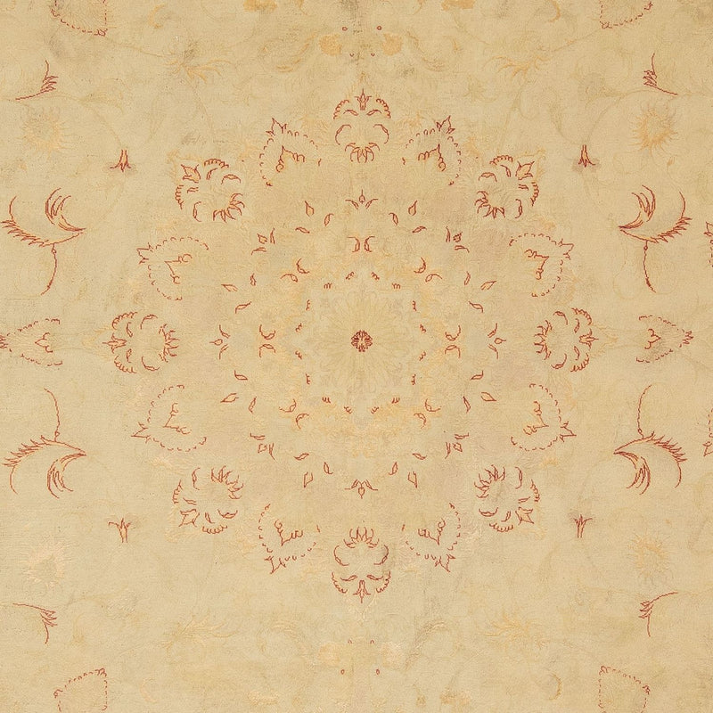 Tapis persan - Tabriz - Royal - 298 x 198 cm - marron clair