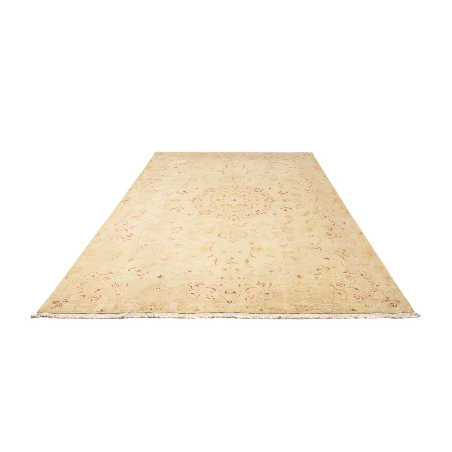 Tapis persan - Tabriz - Royal - 298 x 198 cm - marron clair