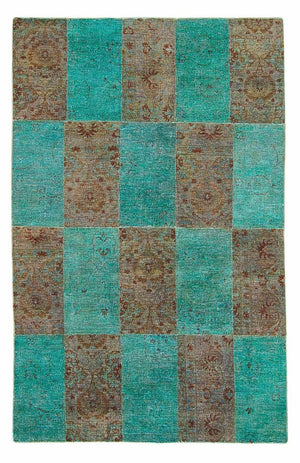 Tapis patchwork - 240 x 149 cm - multicolore