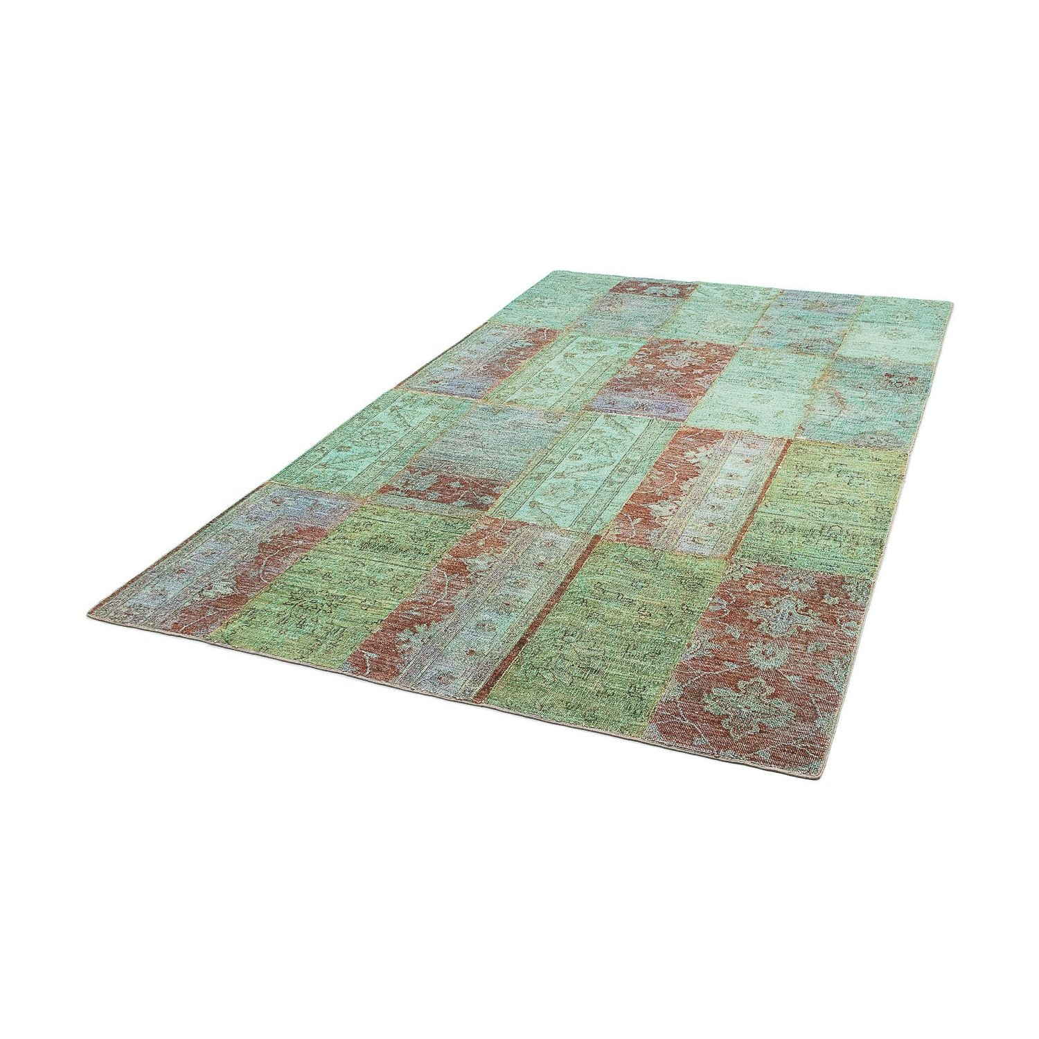 Tapis patchwork - 242 x 148 cm - multicolore