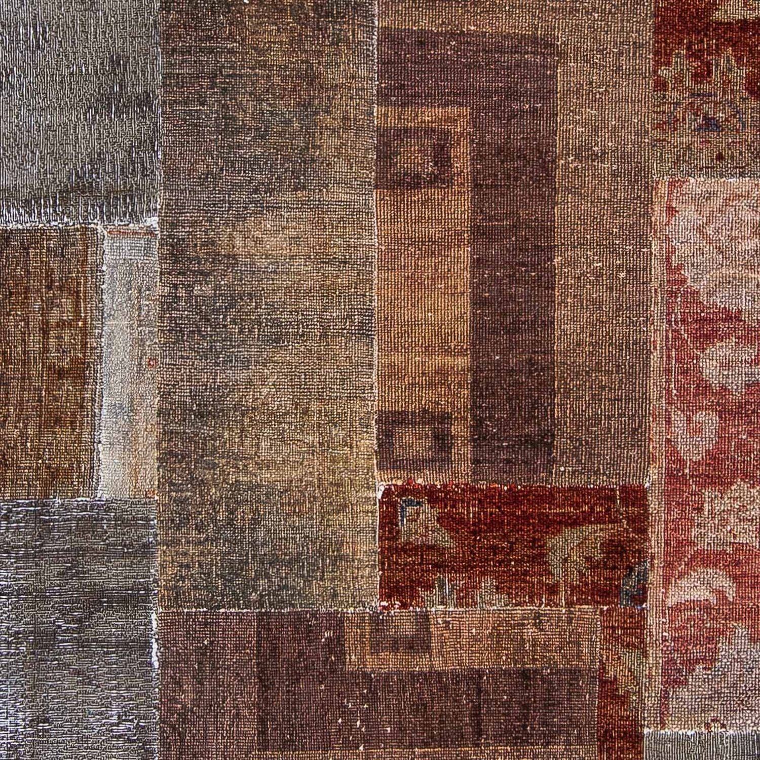 Tapis patchwork - 194 x 146 cm - multicolore