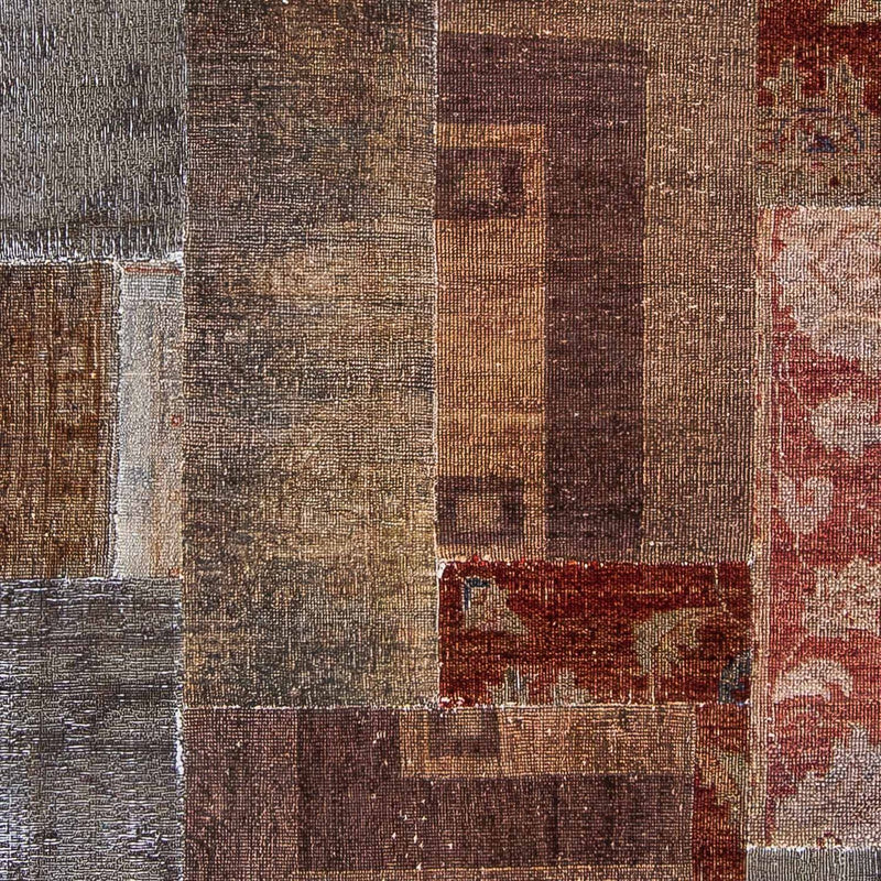 Tapis patchwork - 194 x 146 cm - multicolore