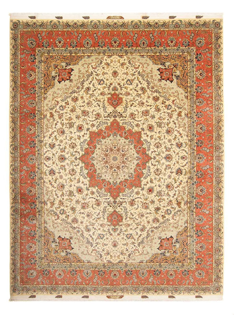 Tapis persan - Tabriz - Royal - 387 x 307 cm - marron