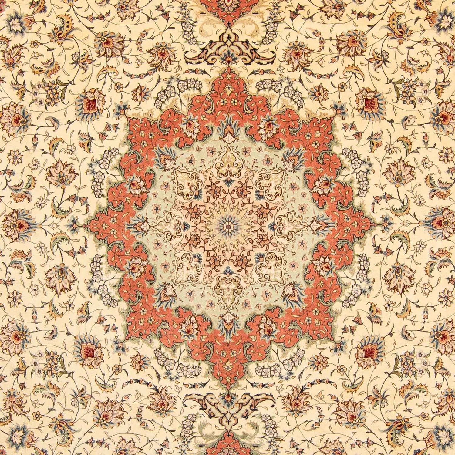 Tapis persan - Tabriz - Royal - 387 x 307 cm - marron