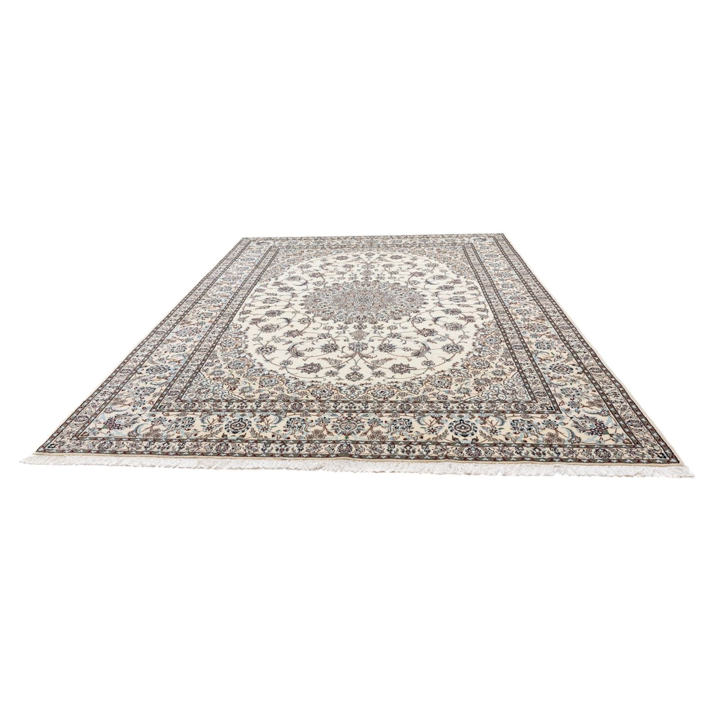 Tapis persan - Nain - Royal - 348 x 248 cm - beige