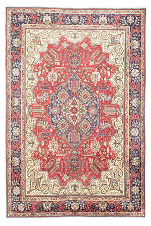 Tapis persan - Tabriz - 312 x 207 cm - rouge