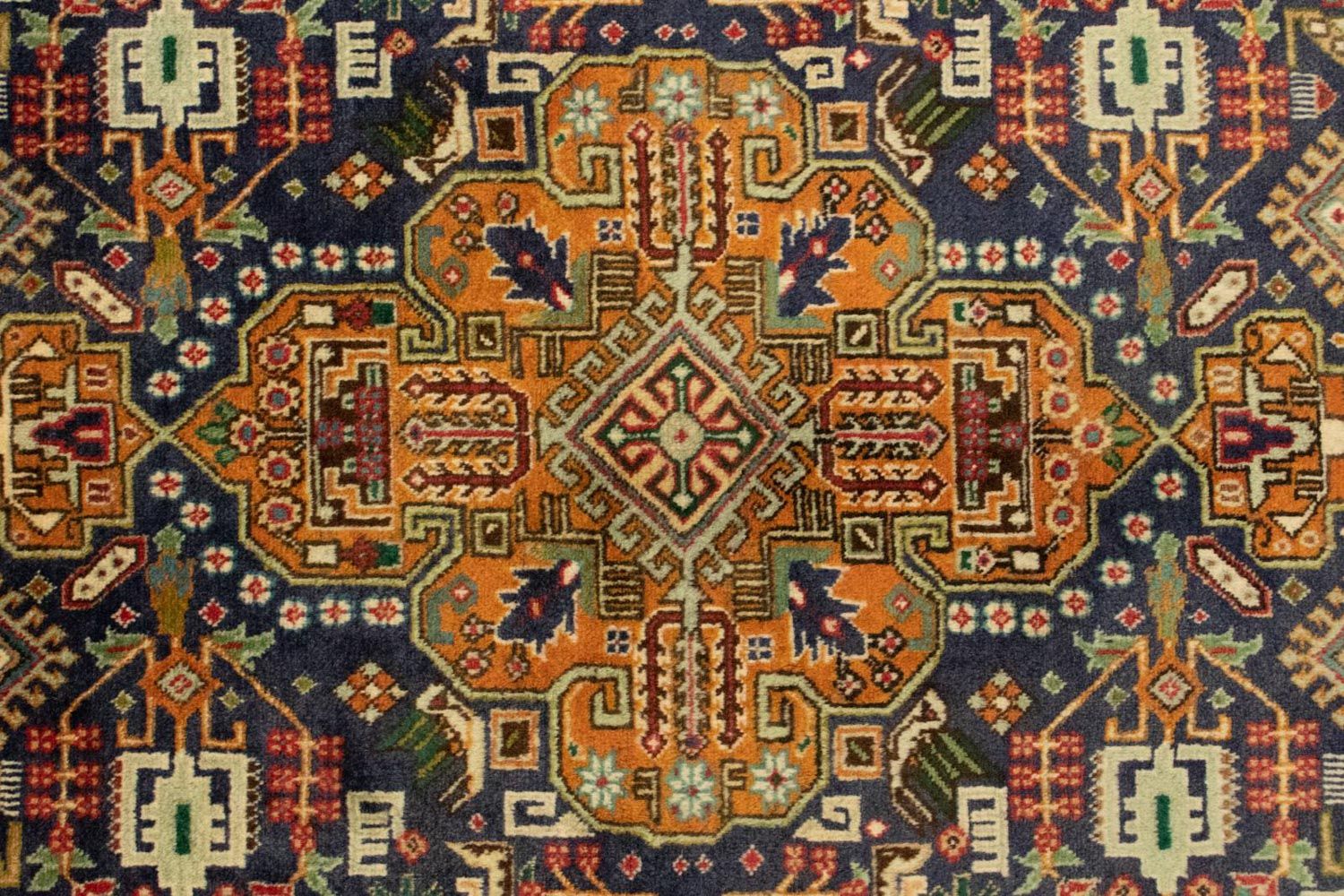 Tapis persan - Tabriz - Royal - 150 x 101 cm - bleu foncé