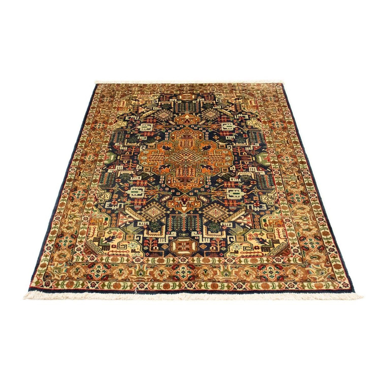 Tapis persan - Tabriz - Royal - 150 x 101 cm - bleu foncé