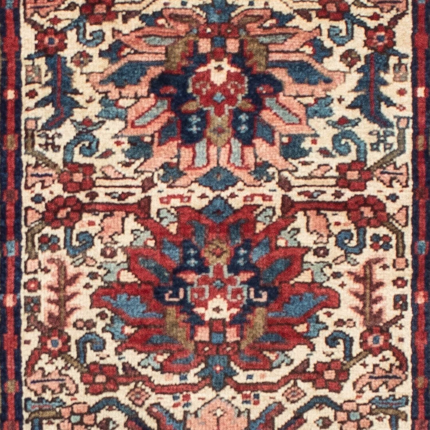 Tapis de couloir Tapis persan - Nomadic - 150 x 67 cm - beige