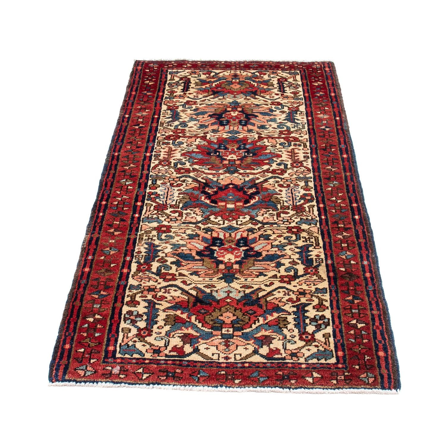 Tapis de couloir Tapis persan - Nomadic - 150 x 67 cm - beige