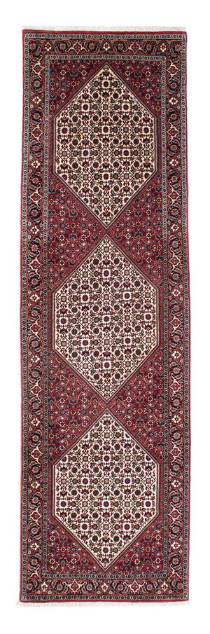 Tapis de couloir Tapis persan - Bidjar - 290 x 83 cm - beige