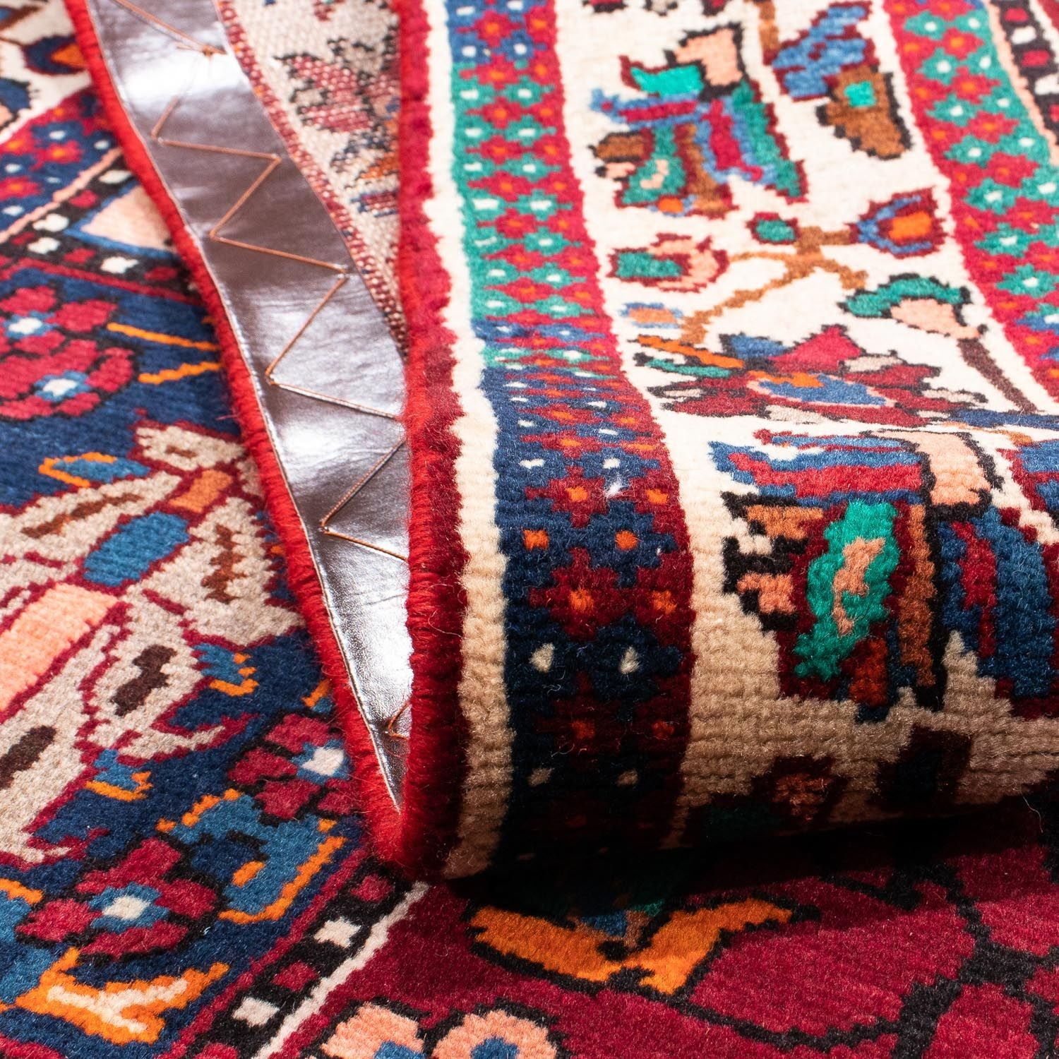 Tapis de couloir Tapis persan - Nomadic - 396 x 103 cm - multicolore