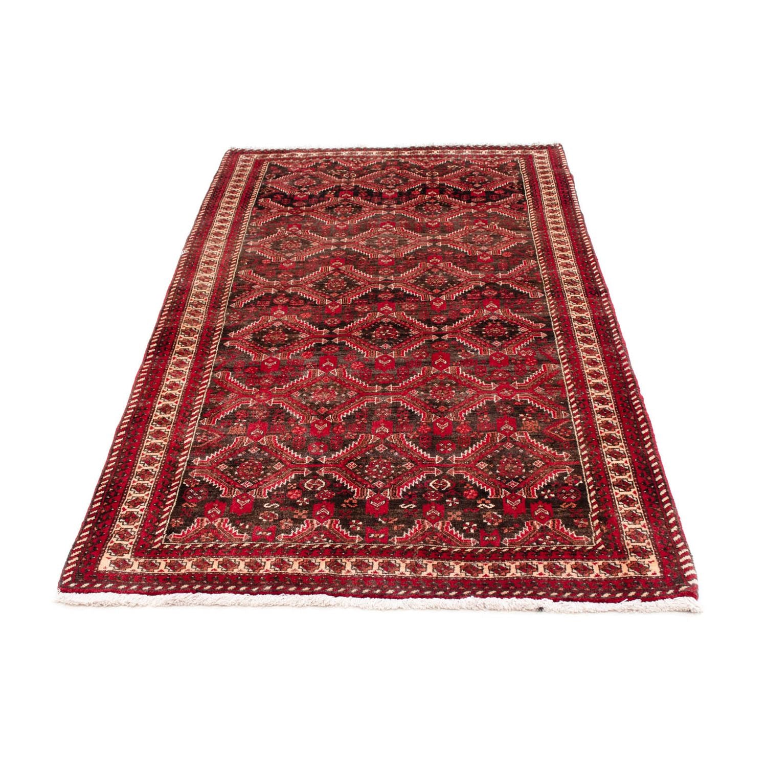 Tapis de couloir Tapis Belutsch - 195 x 99 cm - rouge foncé