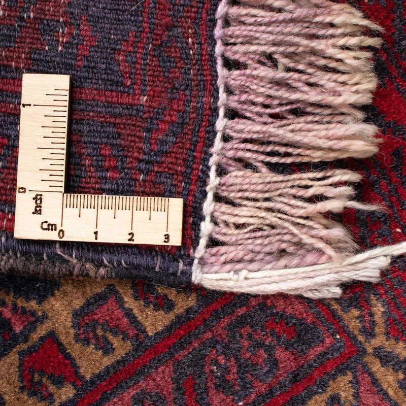 Tapis Belutsch - 125 x 92 cm - rouge foncé