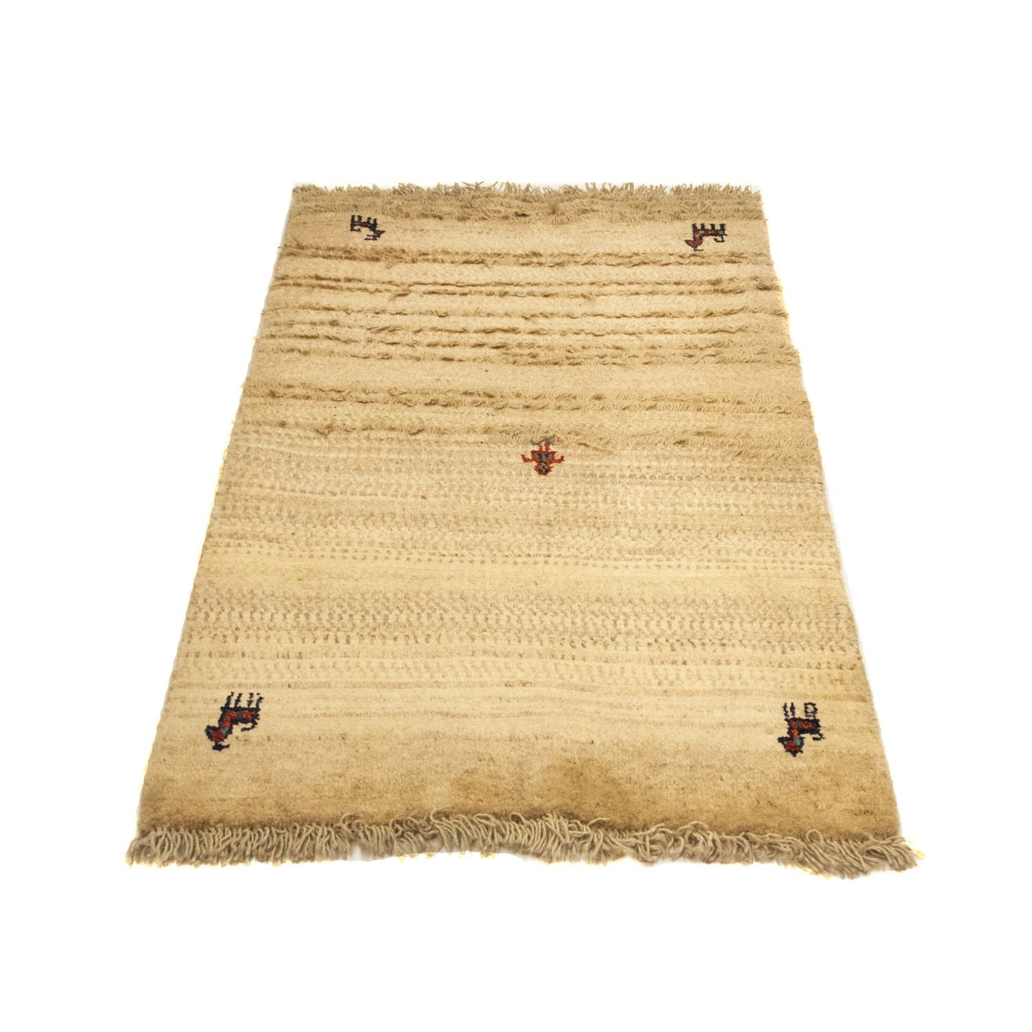 Tapis Gabbeh - Persan - 133 x 78 cm - beige
