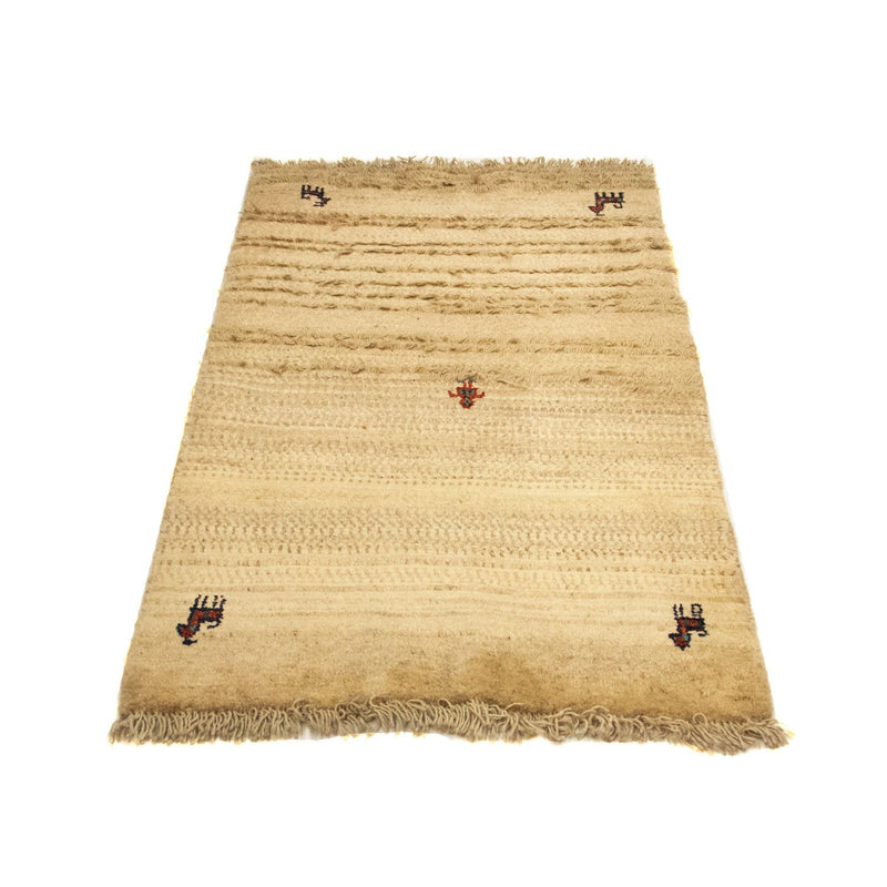 Tapis Gabbeh - Persan - 133 x 78 cm - beige