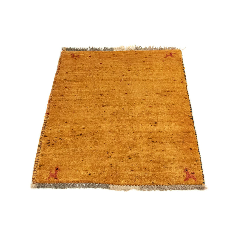 Tapis Gabbeh - Persan - 87 x 62 cm - or