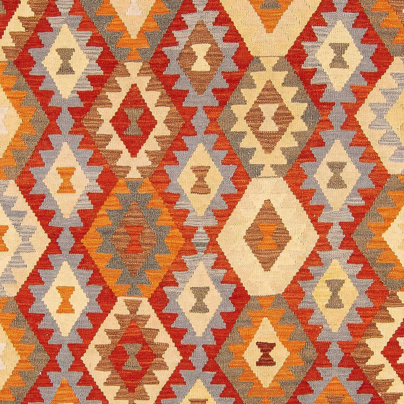 Tapis Kelim - Splash - 296 x 195 cm - multicolore