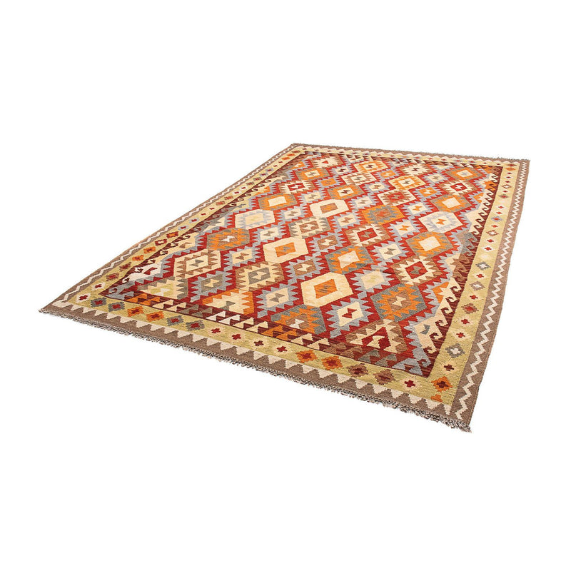 Tapis Kelim - Splash - 296 x 195 cm - multicolore