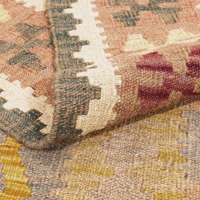Tapis Kelim - Splash - 292 x 212 cm - multicolore
