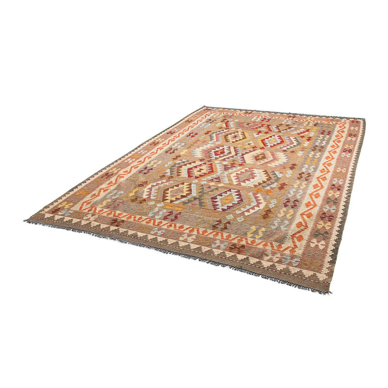 Tapis Kelim - Splash - 292 x 212 cm - multicolore