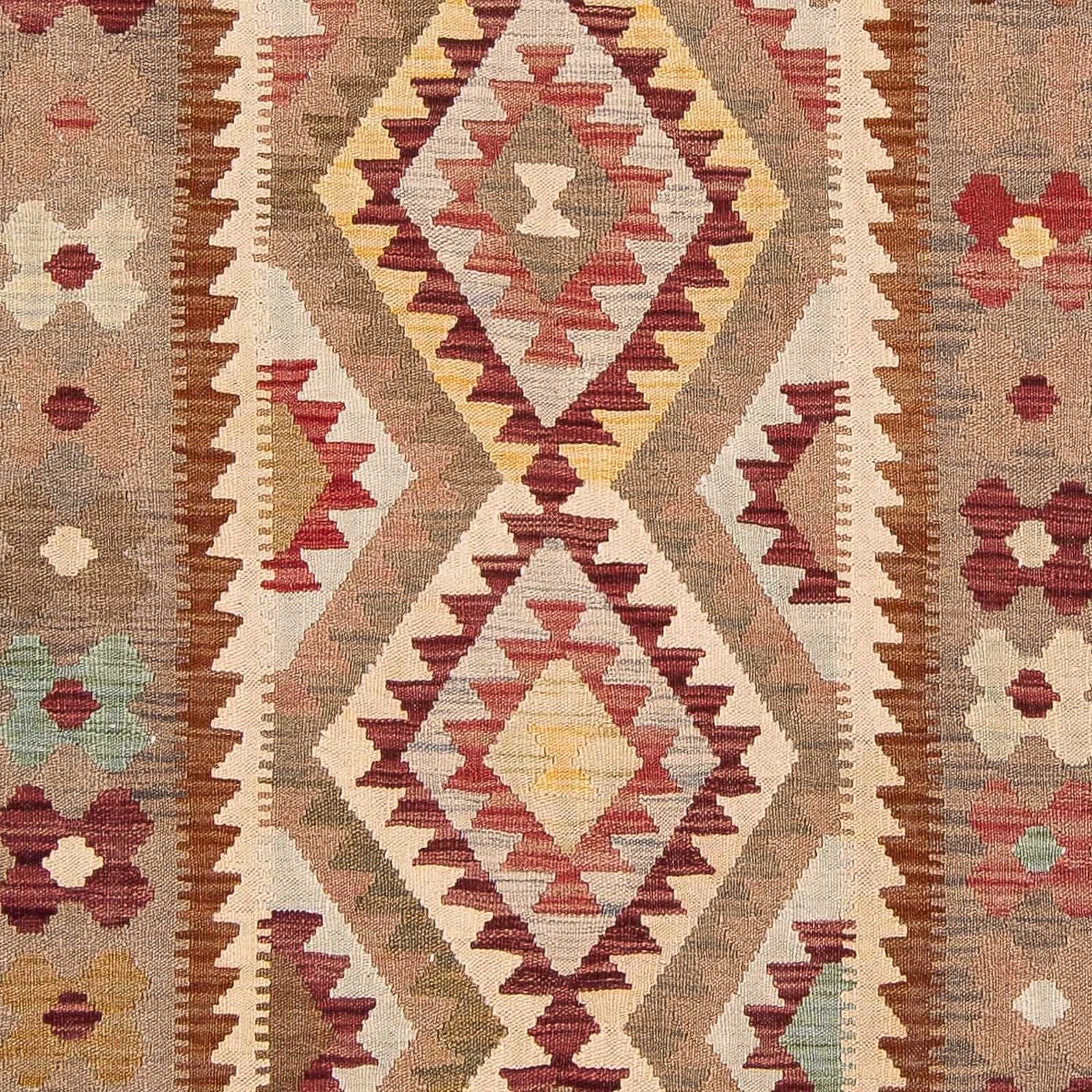 Tapis Kelim - Splash - 293 x 198 cm - multicolore