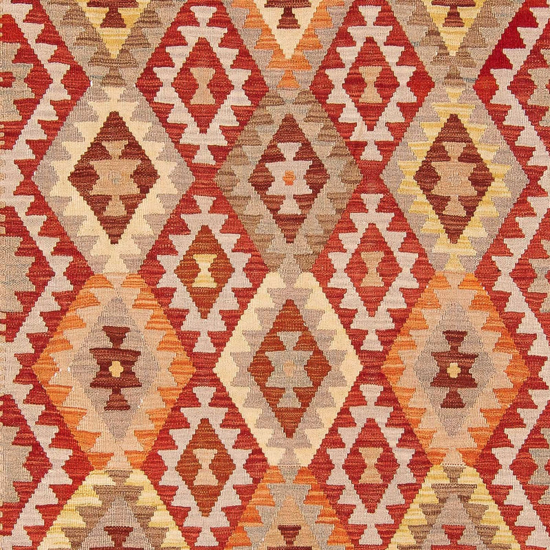 Tapis Kelim - Splash - 297 x 200 cm - marron clair