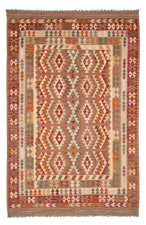 Tapis Kelim - Splash - 296 x 205 cm - multicolore