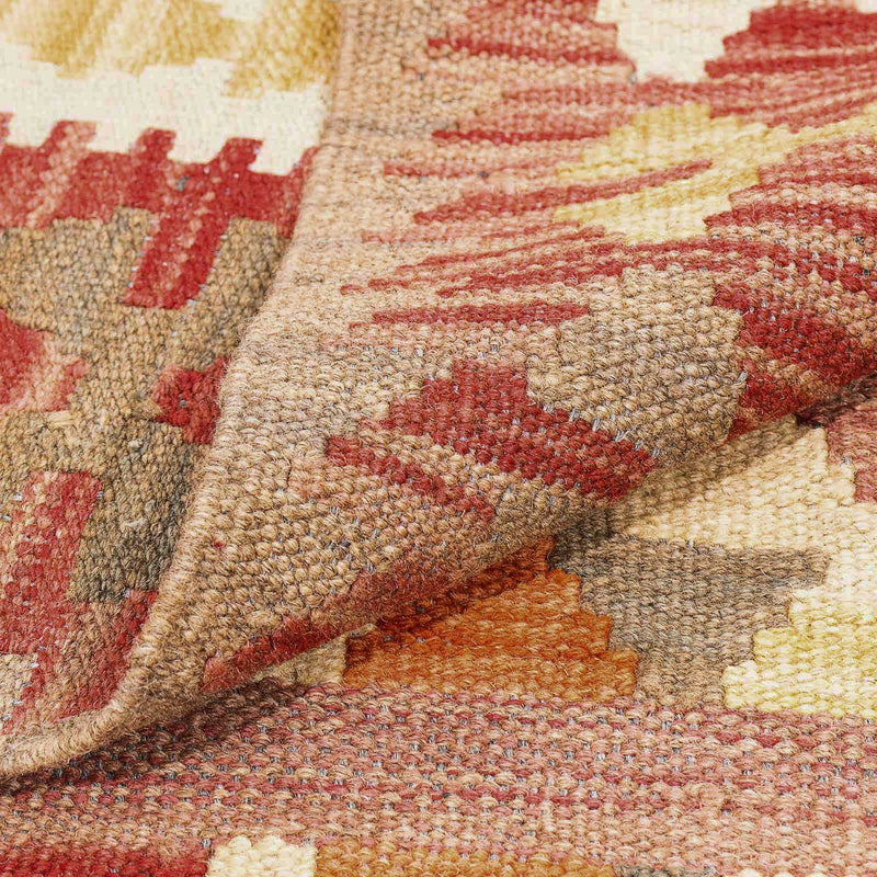Tapis Kelim - Splash - 296 x 205 cm - multicolore