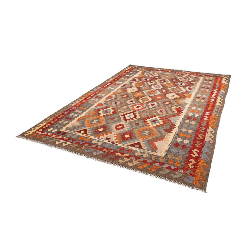 Tapis Kelim - Splash - 291 x 196 cm - multicolore