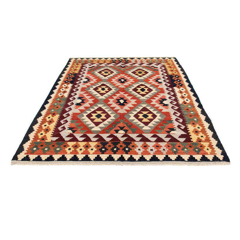 Tapis Kelim - Splash - 207 x 163 cm - multicolore