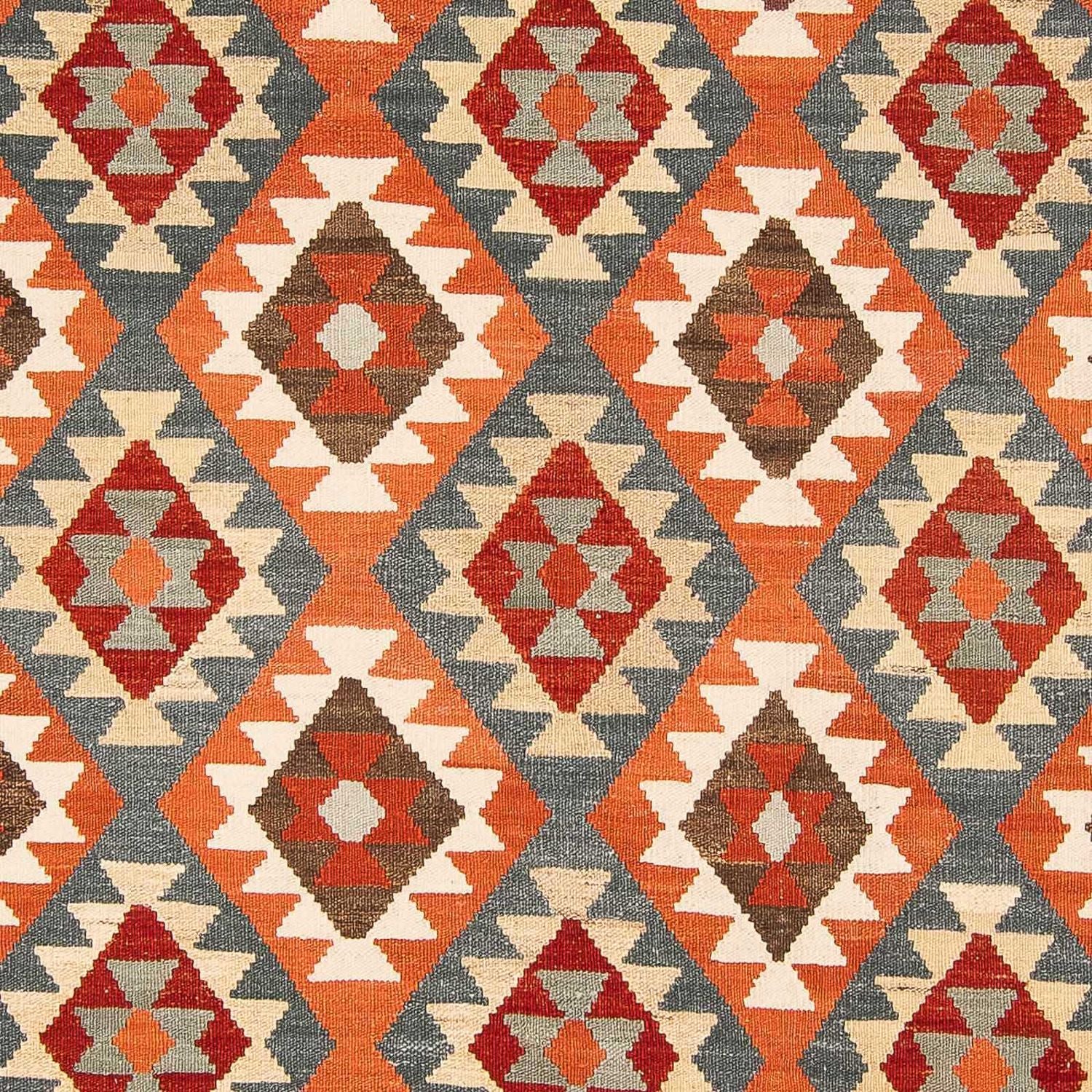 Tapis Kelim - Splash - 301 x 207 cm - multicolore