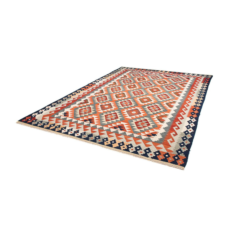 Tapis Kelim - Splash - 301 x 207 cm - multicolore