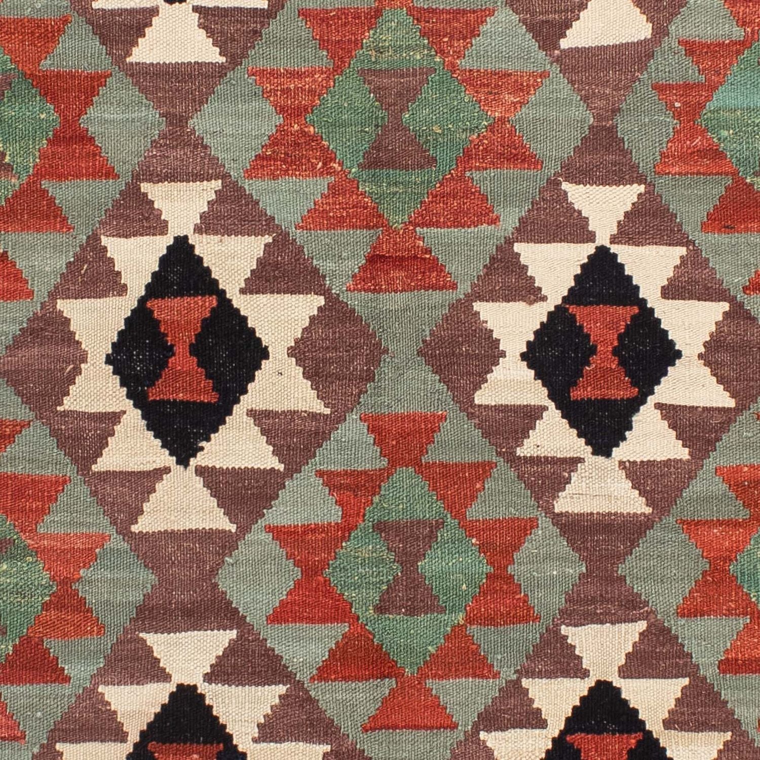 Tapis Kelim - Splash - 196 x 149 cm - multicolore