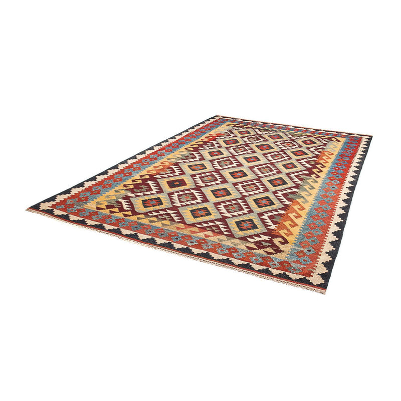 Tapis Kelim - Splash - 302 x 205 cm - multicolore