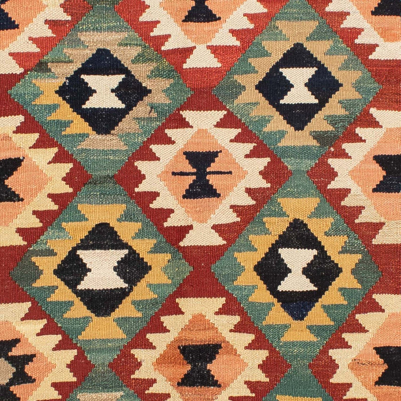 Tapis Kelim - Splash - 189 x 152 cm - multicolore