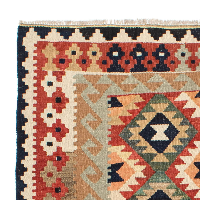 Tapis Kelim - Splash - 189 x 152 cm - multicolore