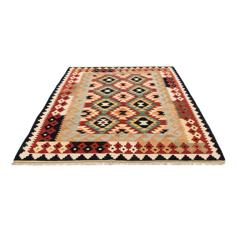 Tapis Kelim - Splash - 189 x 152 cm - multicolore
