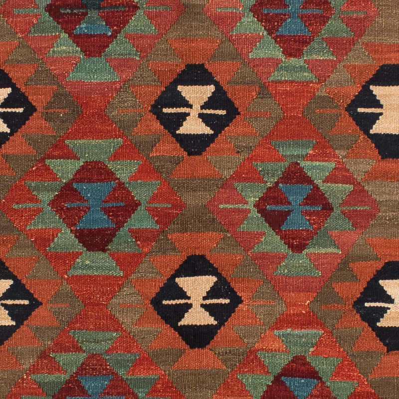 Tapis Kelim - Splash - 211 x 154 cm - multicolore
