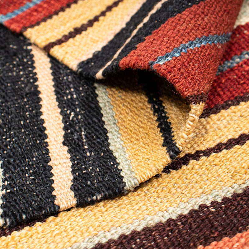 Tapis Kelim - Splash - 190 x 147 cm - multicolore
