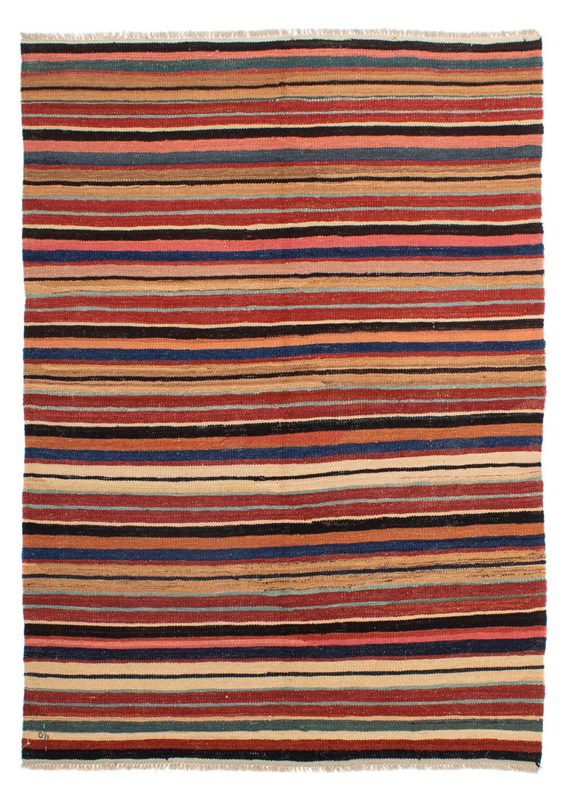 Tapis Kelim - Splash - 204 x 145 cm - multicolore