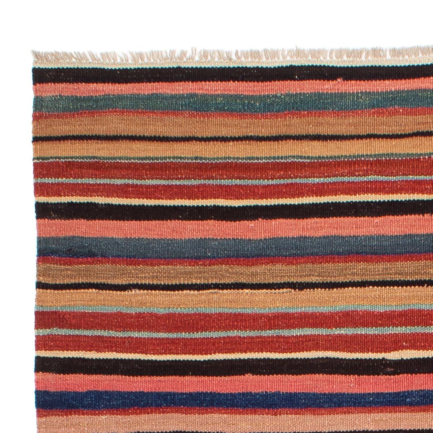 Tapis Kelim - Splash - 204 x 145 cm - multicolore