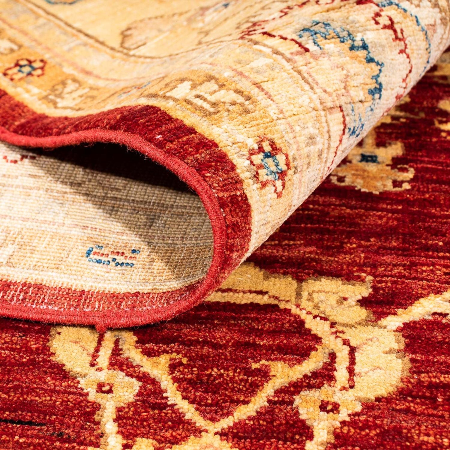 Tapis Ziegler - 218 x 169 cm - bleu foncé